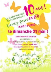 Fête au jardin partagé des Turricules